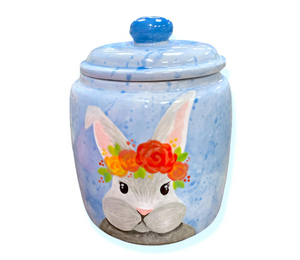 Camp Hill Watercolor Bunny Jar