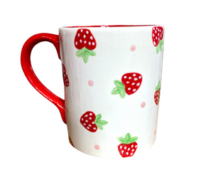 Camp Hill Strawberry Dot Mug