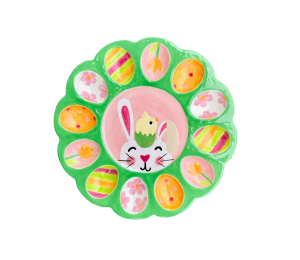 Camp Hill Easter Sherbet Egg Plate